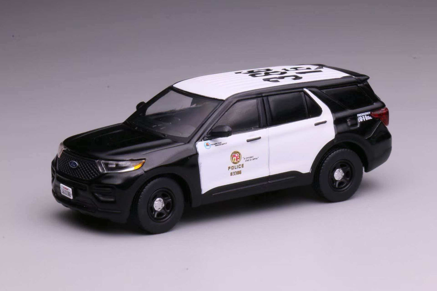 [Pre-order] 596 1:64 2020 Explorer Police Interceptor Los Angeles Police Department (LAPD)