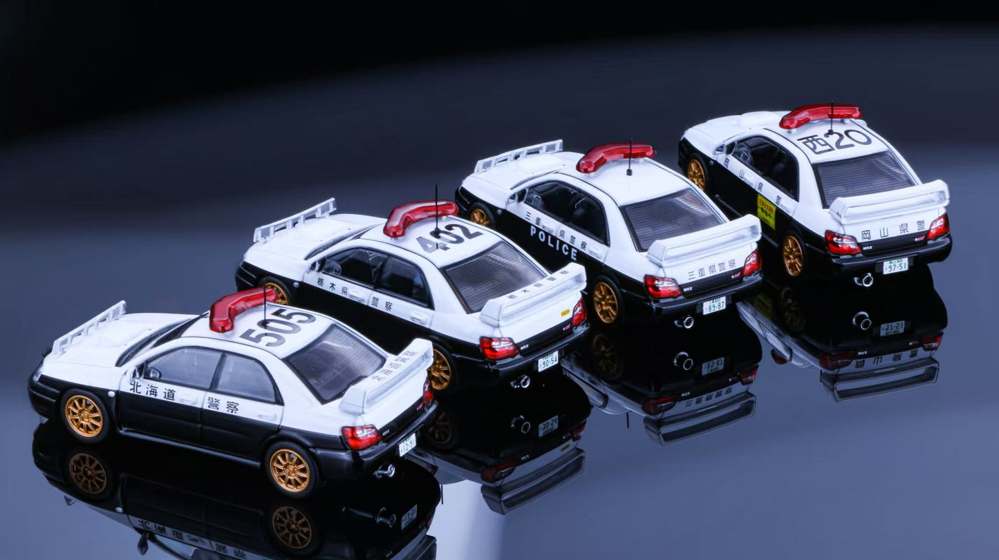 Rollin 1/64 Subaru Japanese Police Car Tochigi Prefectural Police 栃木県警察