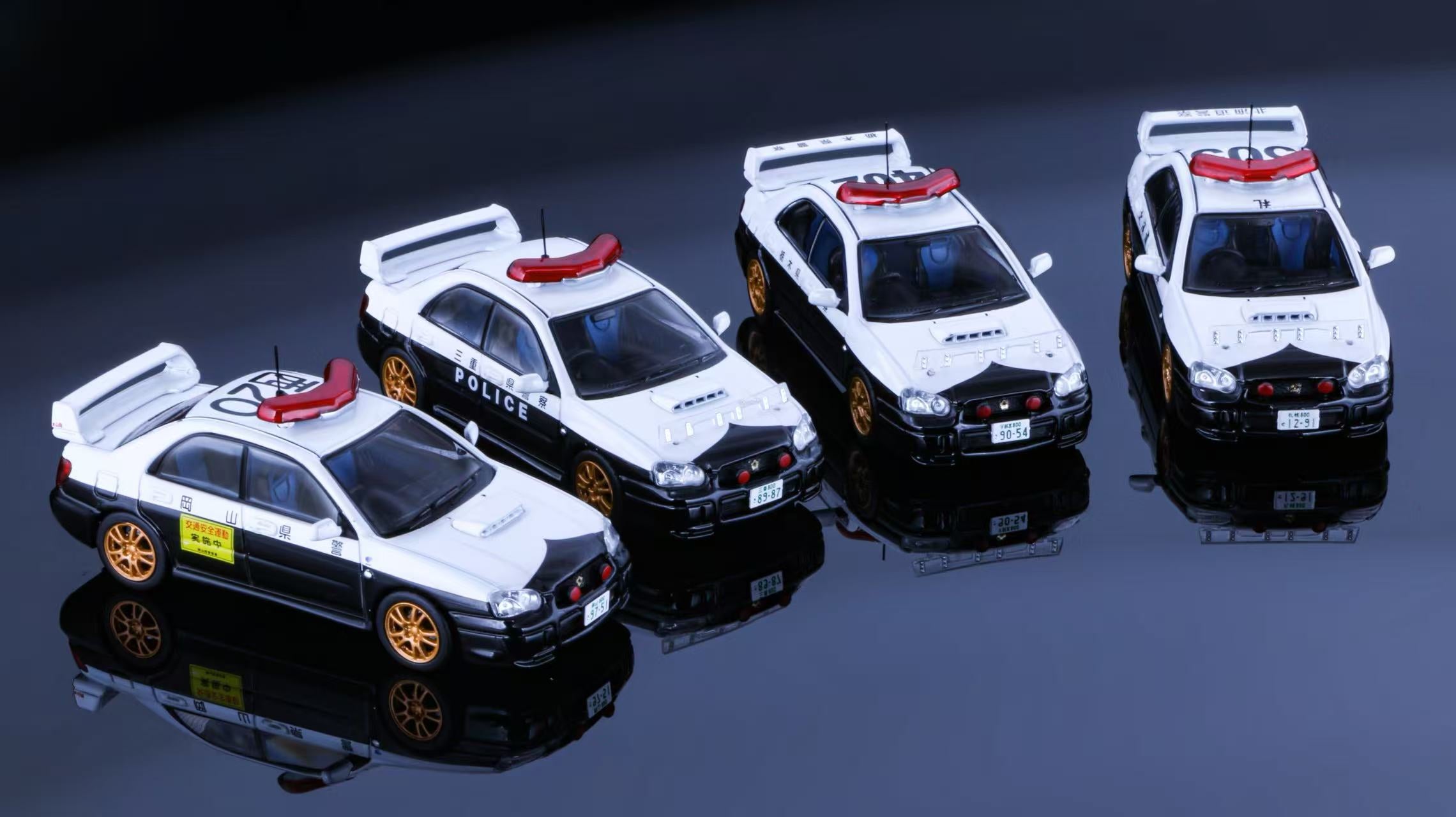 Rollin 1/64 Subaru Japanese Police Car Tochigi Prefectural Police