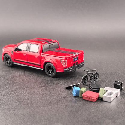 [Pre-order] Finework64 (Mini Kars) 1:64 F-150 Shelby Pickup Truck with accessories Red