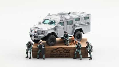 [Pre-order] MINI VISUAL ART 1/64 Bearcat with metal figure - Gray