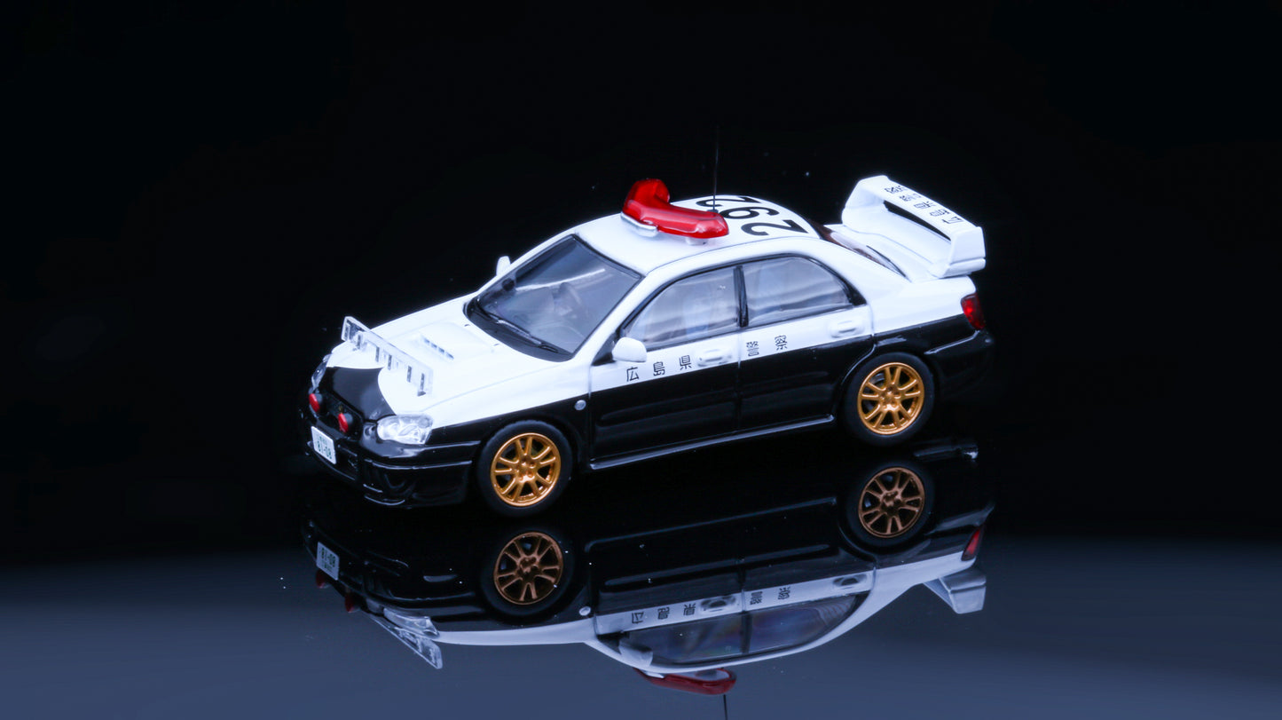 Rollin 1/64 Subaru Japanese Police Car Hiroshima Prefectural Police 広島県警察