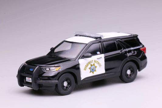 [Pre-order] 596 1:64 2020 Explorer Police Interceptor California Highway Patrol CHP Black