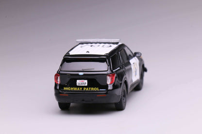 596 1:64 2020 Explorer Police Interceptor California Highway Patrol CHP Black