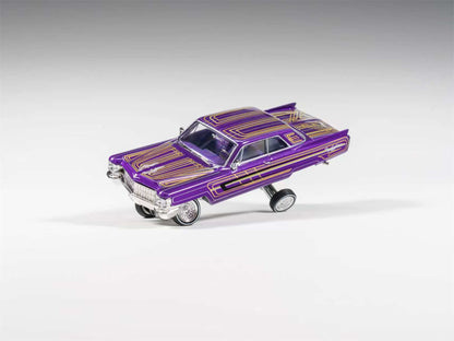 97 M 1:64 1964 Coupe DeVille Lowrider Purple / White /Black
