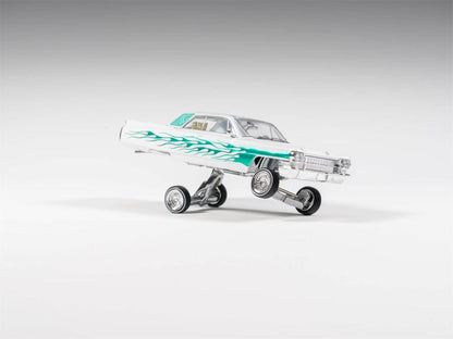 97 M 1:64 1964 Coupe DeVille Lowrider Purple / White /Black