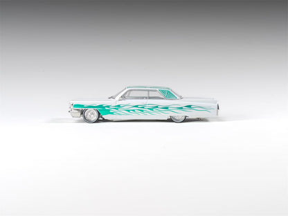 97 M 1:64 1964 Coupe DeVille Lowrider Purple / White /Black