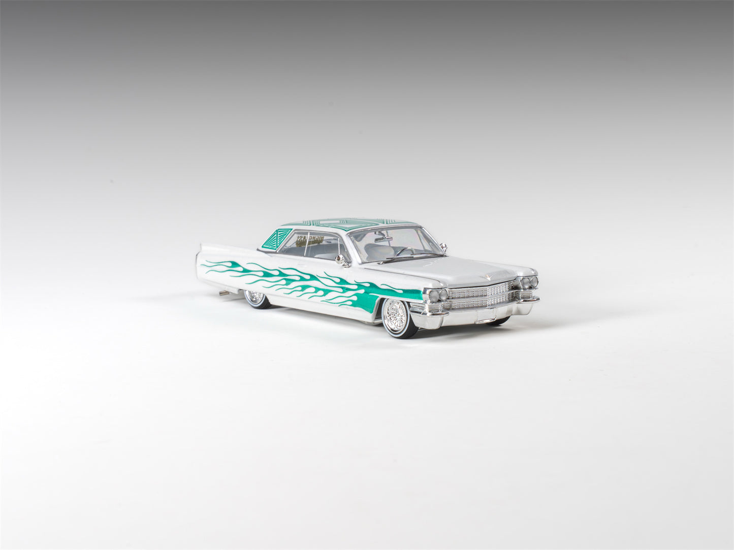 97 M 1:64 1964 Coupe DeVille Lowrider Purple / White /Black