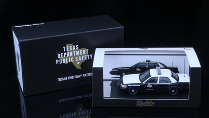 [Pre-order] Rollin 1:64 Texas DPS Highway Patrol Crown victoria