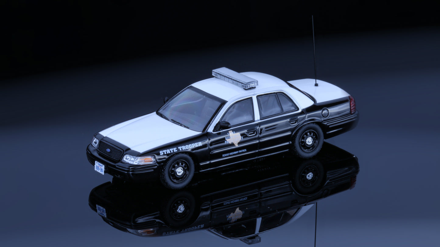 [Pre-order] Rollin 1:64 Texas DPS Highway Patrol Crown victoria