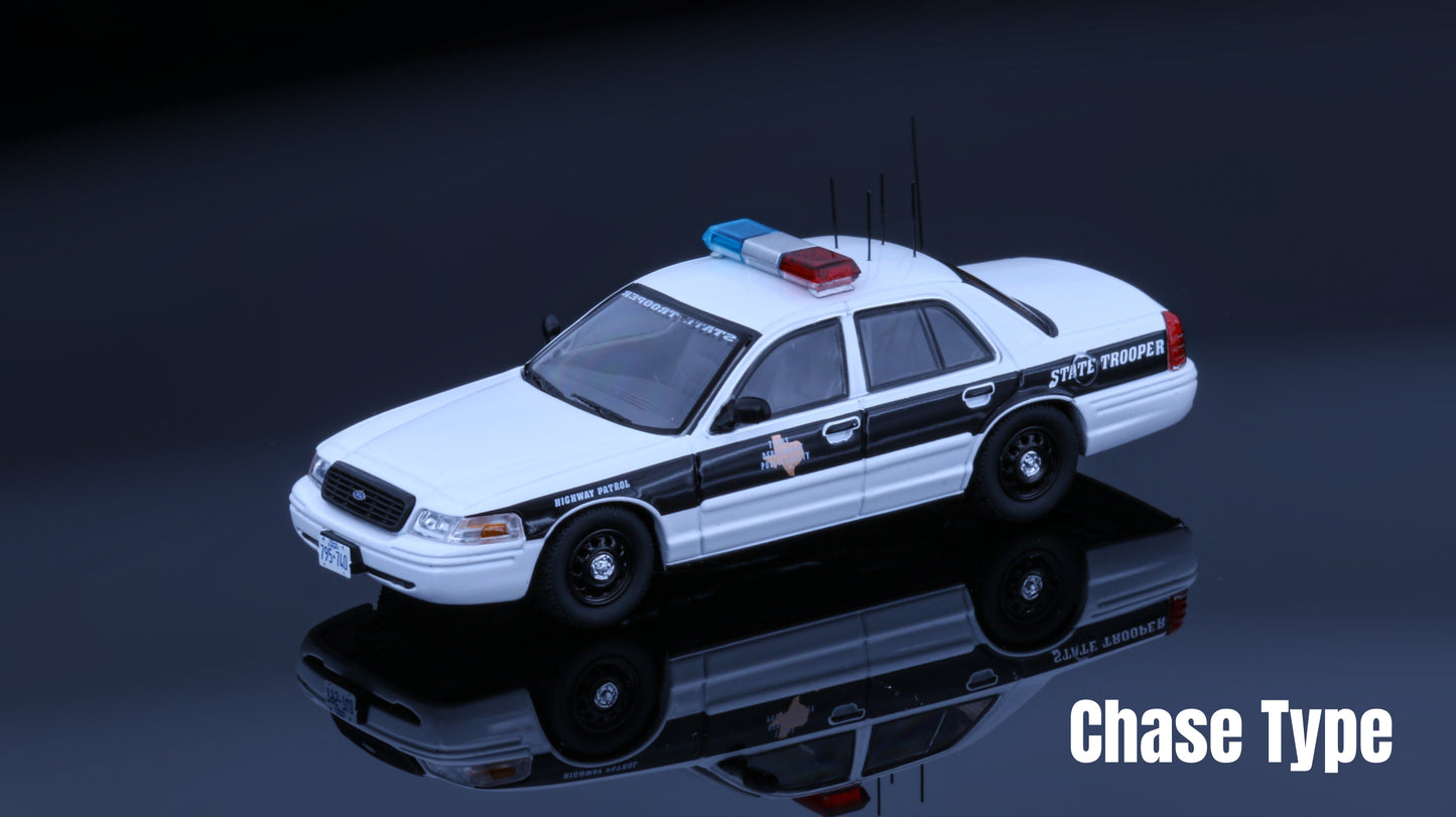 [Pre-order] Rollin 1:64 Texas DPS Highway Patrol Crown victoria