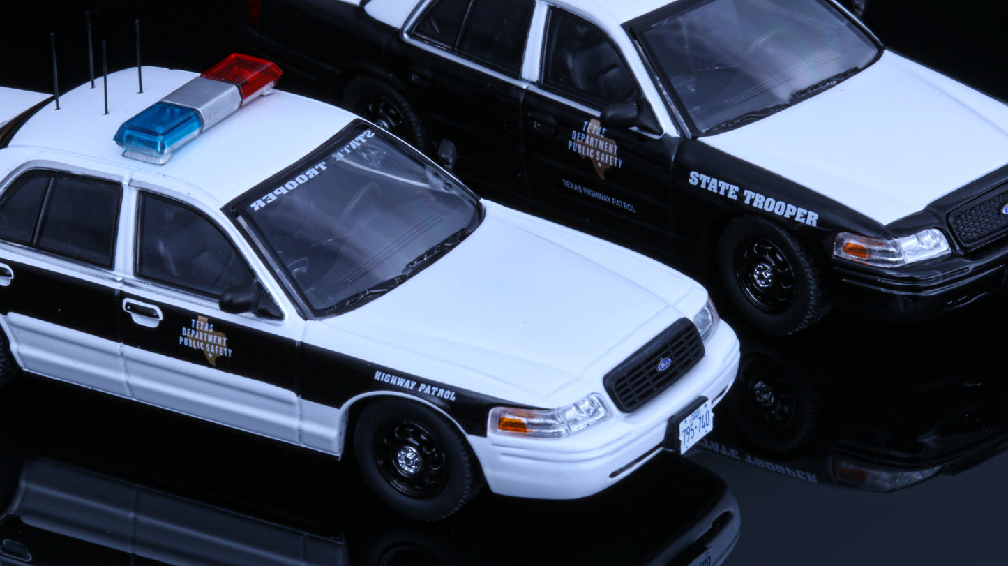 [Pre-order] Rollin 1:64 Texas DPS Highway Patrol Crown victoria