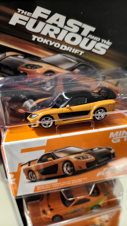 Mini GT 1:64 MDX 2026 Exclusive Fast & Furious Toyota Supra & Mazda RX-7 Veilside Set