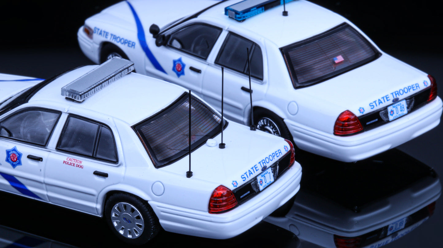 Rollin 1:64 Arkansas State Police Crown Victoria K-9 Unit ASP