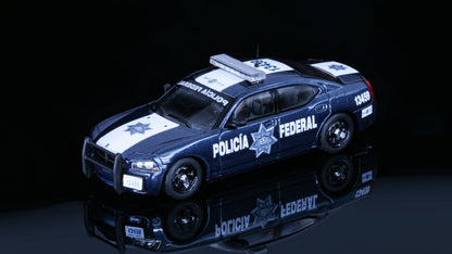 [Pre-order] Rollin 1:64 Mexico Policia Federal 08 Charger 2 Car Set