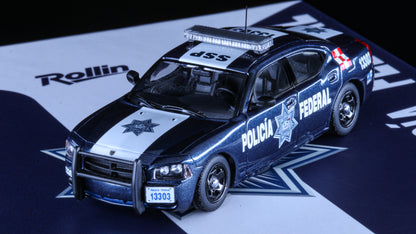 [Pre-order] Rollin 1:64 Mexico Policia Federal 08 Charger 2 Car Set