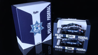 [Pre-order] Rollin 1:64 Mexico Policia Federal 08 Charger 2 Car Set