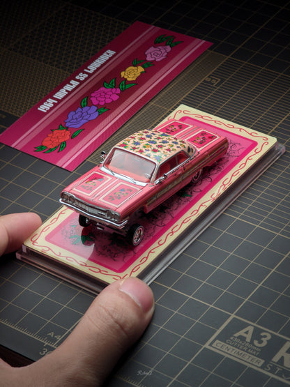 97 M 1:64 1964 Impala SS Lowrider Pink Rose