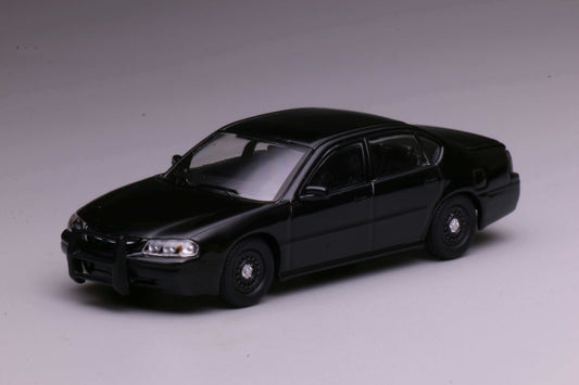 [Pre-order] 596 1:64 Impala Black with Push Bar Diecast