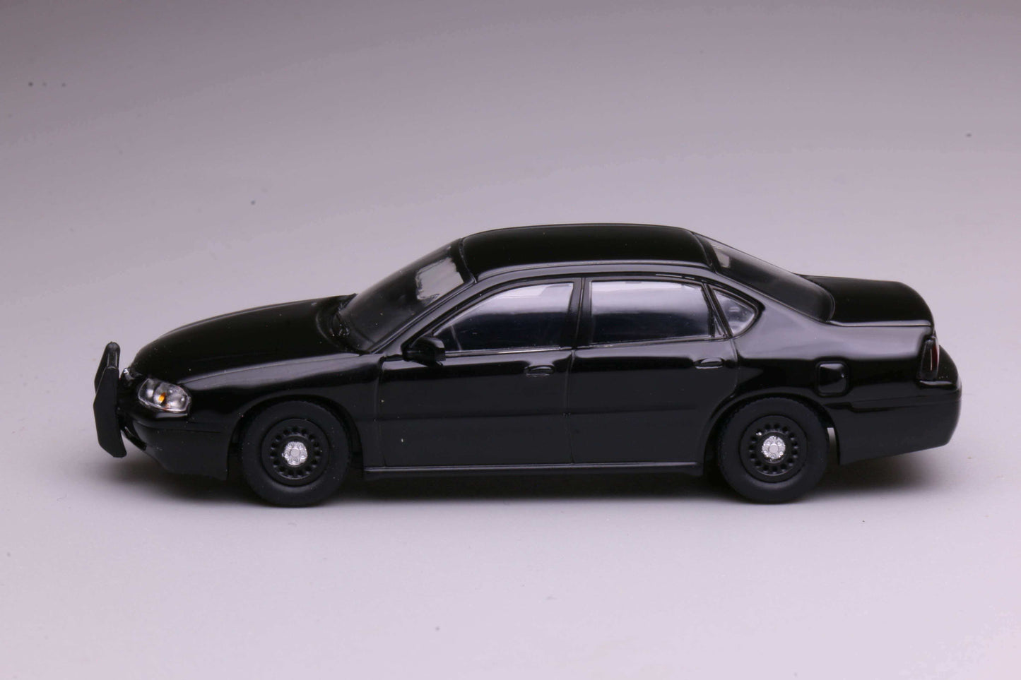 [Pre-order] 596 1:64 Impala Black with Push Bar Diecast