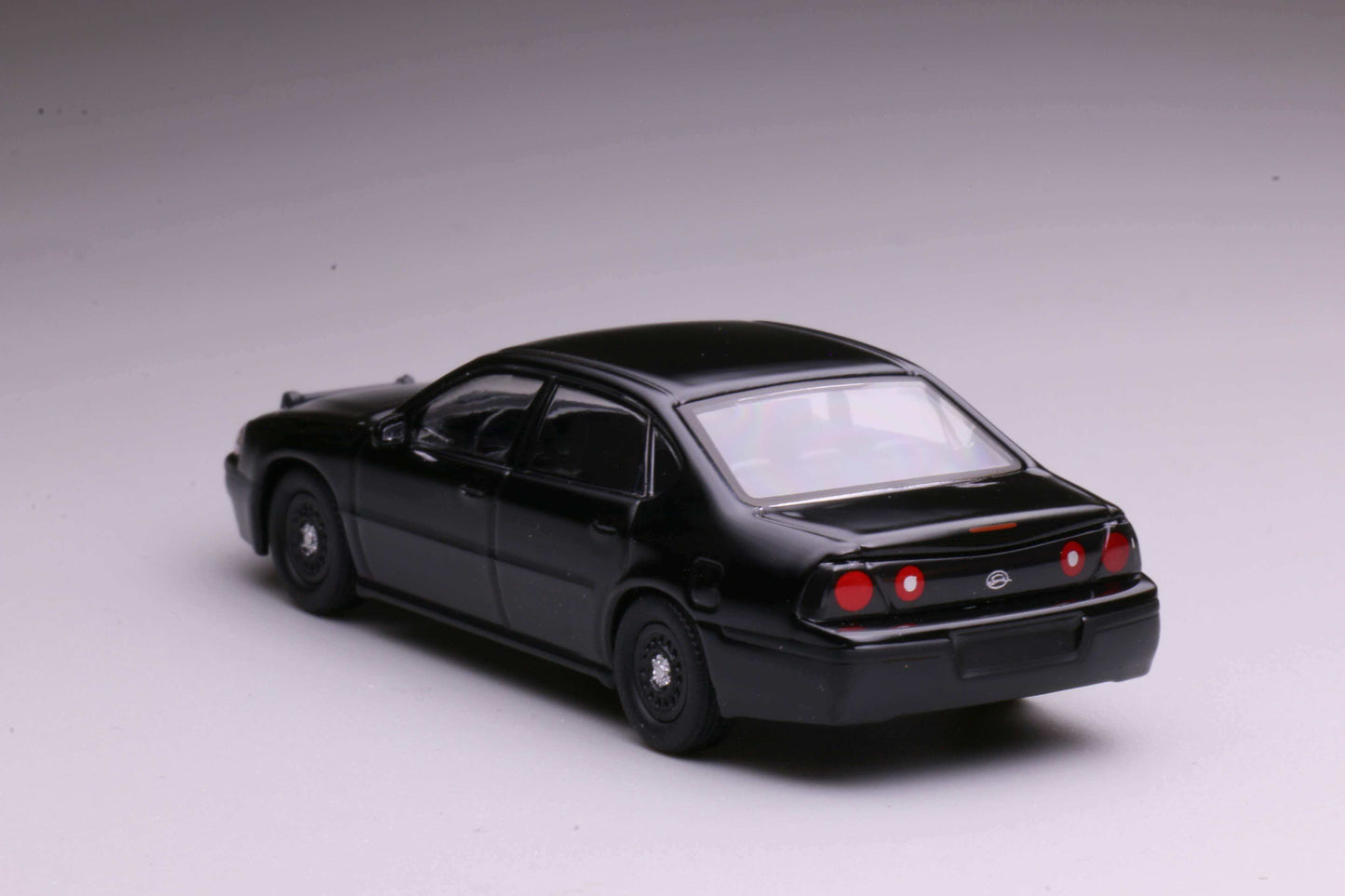 [Pre-order] 596 1:64 Impala Black with Push Bar Diecast