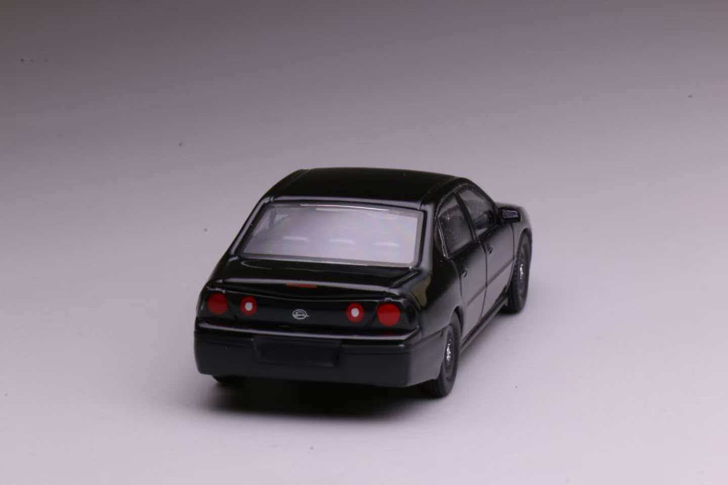 [Pre-order] 596 1:64 Impala Black with Push Bar Diecast