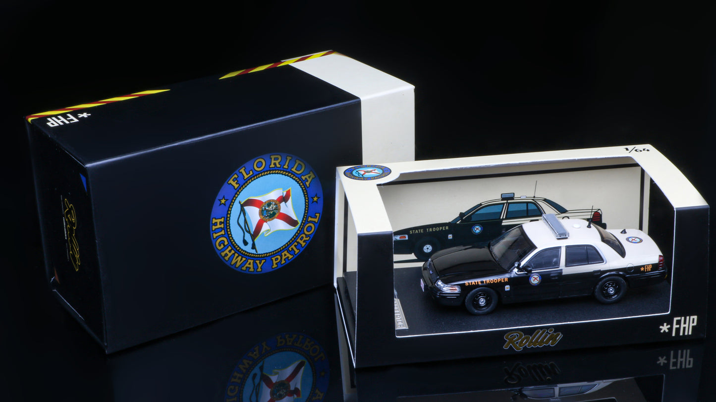 Rollin 1:64 Florida Highway Patrol Crown Victoria FHP