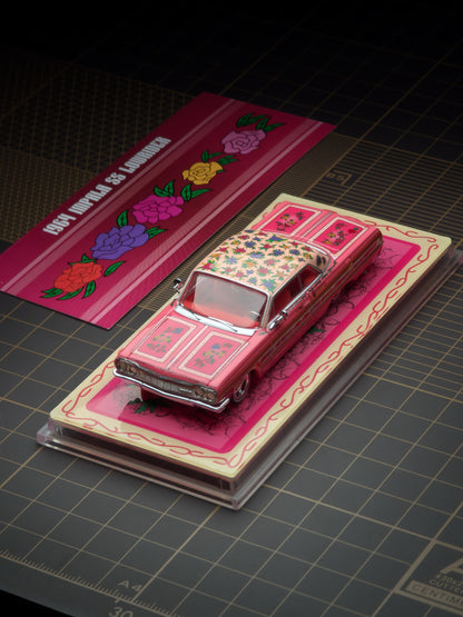 97 M 1:64 1964 Impala SS Lowrider Pink Rose