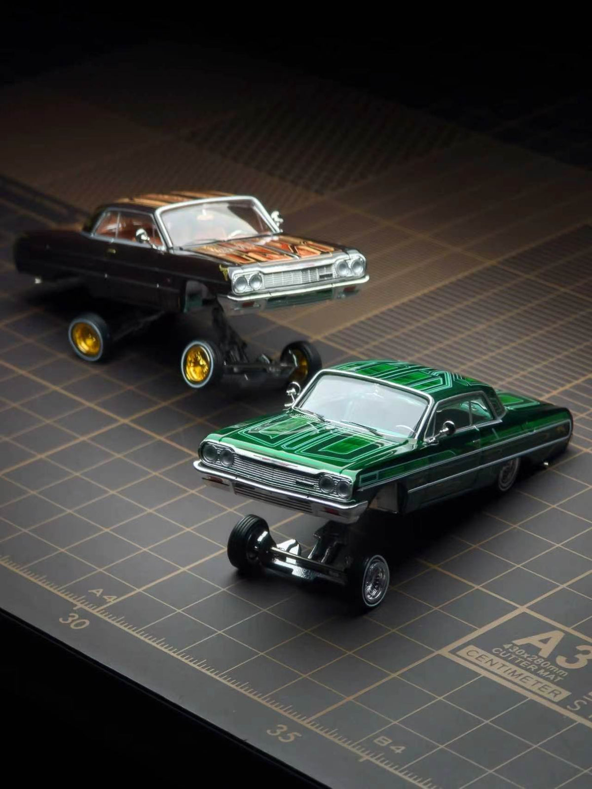 [Pre-order] 97 M 1:64 1964 Impala SS Lowrider Green