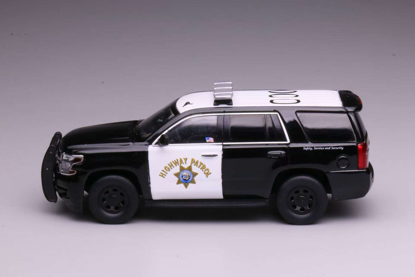 [Pre-order] 596 1:64 2015 Tahoe Police Interceptor California Highway Patrol CHP Black