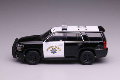 [Pre-order] 596 1:64 2015 Tahoe Police Interceptor California Highway Patrol CHP Black