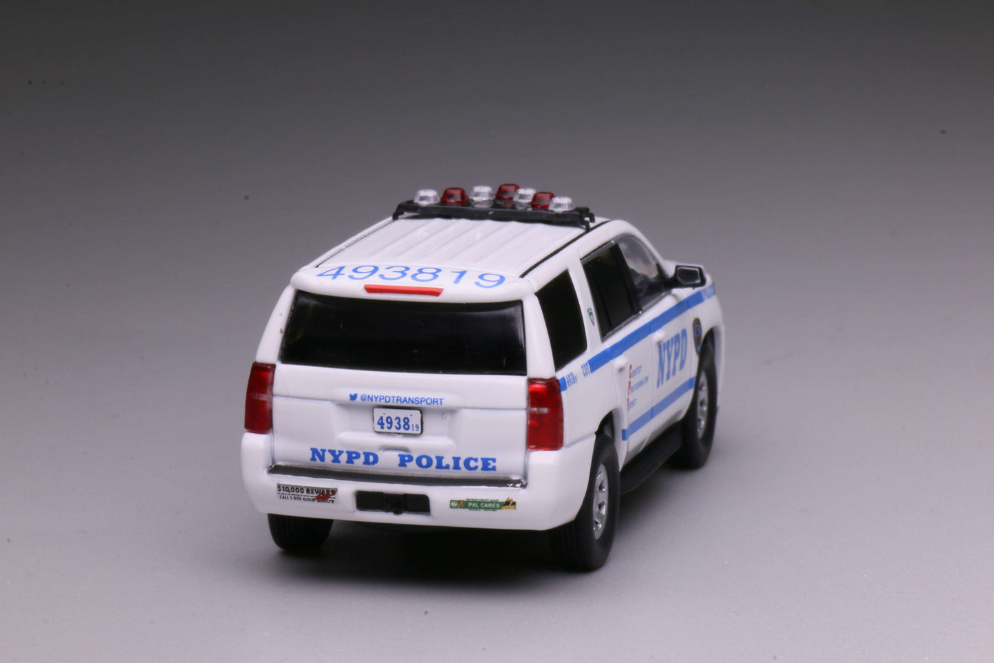 [Pre-order] 596 1:64 2015 Tahoe Police Interceptor New York Police NYPD
