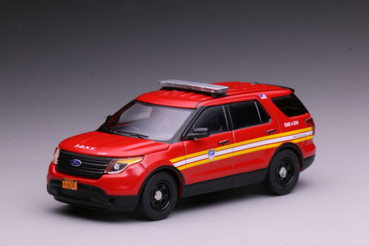 [Pre-order] 596 1:64 2013 Expolorer Red SUV New York Fire Department FDNY