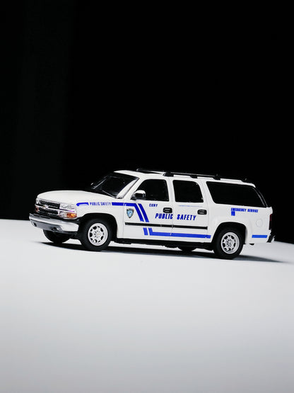 [Pre-order] MK Miniatures 1:64 Suburban White CUNY Public Safety