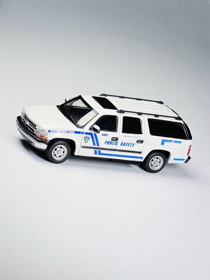 [Pre-order] MK Miniatures 1:64 Suburban White CUNY Public Safety