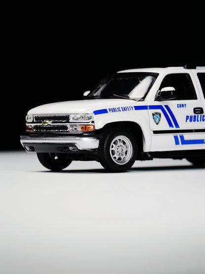 [Pre-order] MK Miniatures 1:64 Suburban White CUNY Public Safety