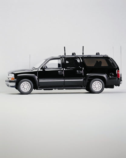 [Pre-order] MK Miniatures 1:64 Suburban Black Signal Jammer Version