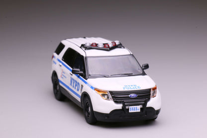 [Pre-order] 596 1:64 2013 Explorer White SUV New York Police NYPD