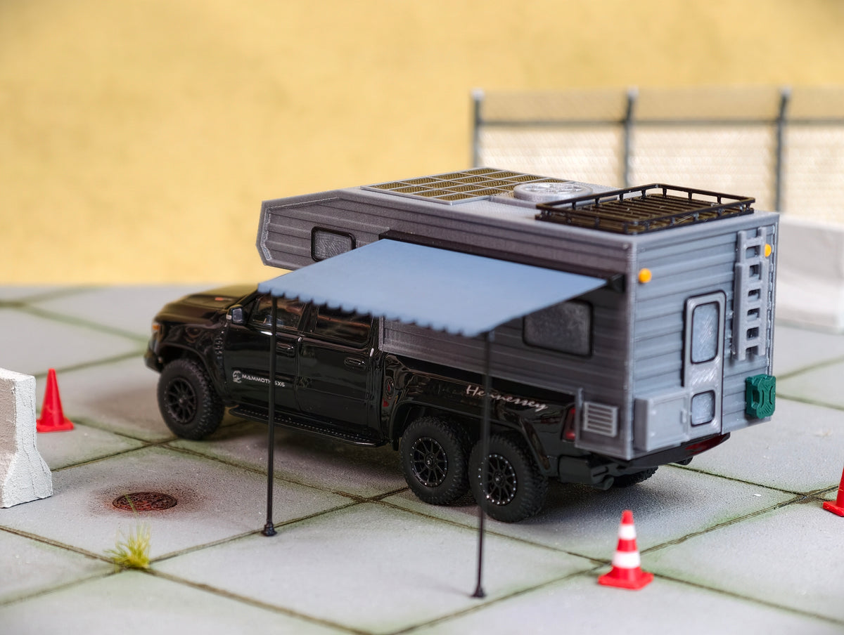 Chase Kit 1:64 Truck Camper For 6x6 Version Chasewheels2 Exclusive