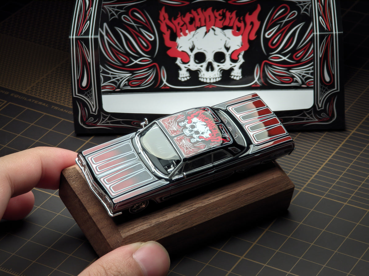 [Pre-order] 97 M 1:64 1964 Impala SS Lowrider Black Skull-Deco