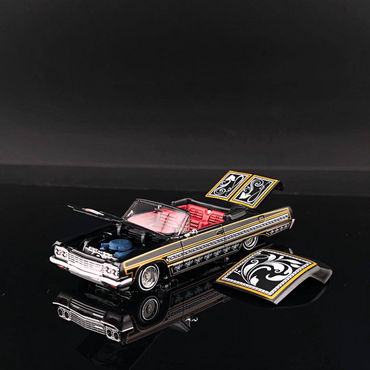[Pre-order] Finework 1:64 1964 Impala Lowrider Black