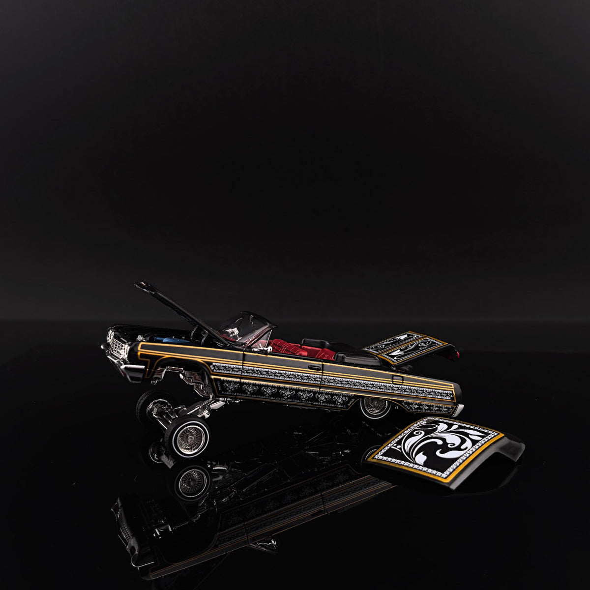[Pre-order] Finework 1:64 1964 Impala Lowrider Black