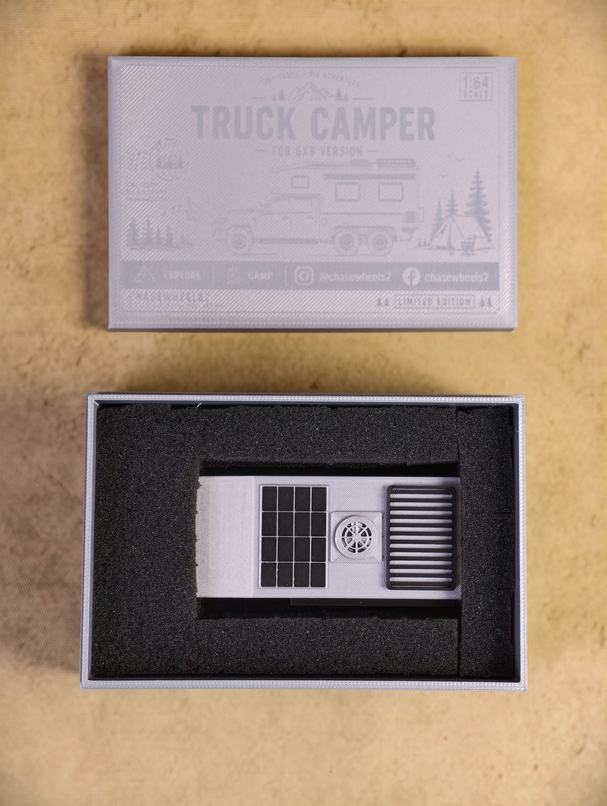 Chase Kit 1:64 Truck Camper For 6x6 Version Chasewheels2 Exclusive