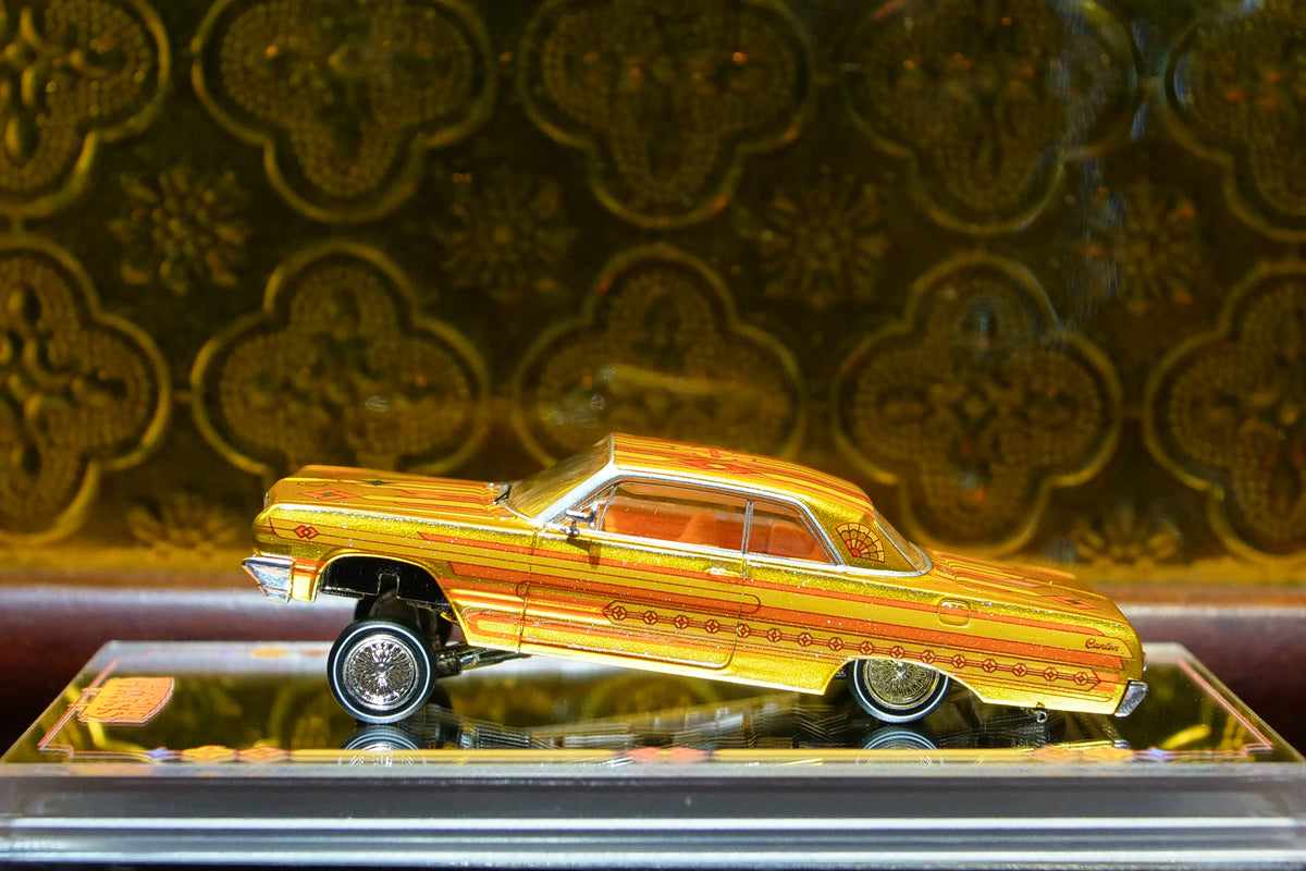 [Pre-order] 97 M APAxpo Exclusive 1:64 1964 Impala SS Lowrider Gold