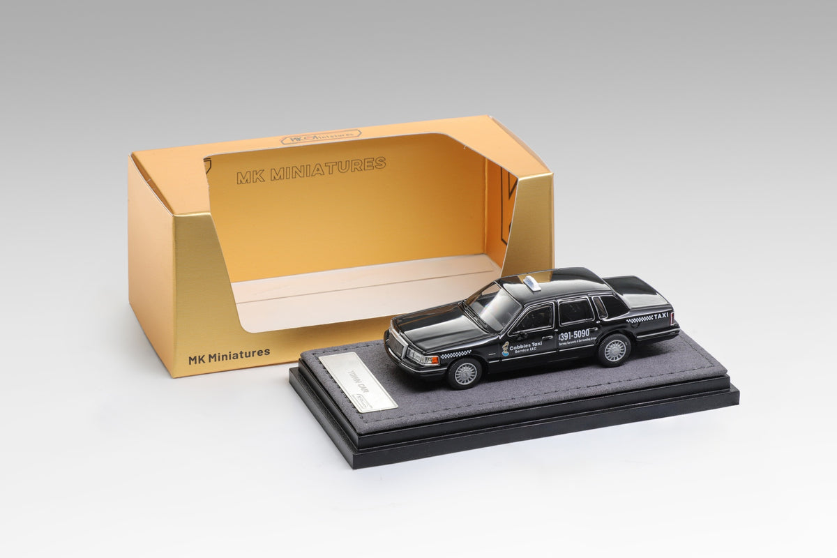 [Pre-order] MK Miniatures 1993 Town car Florida Cabbies Taxi Service