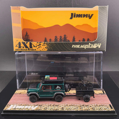 [Pre-order] Finework APAxpo Exclusive 1/64 Jimny with trailer