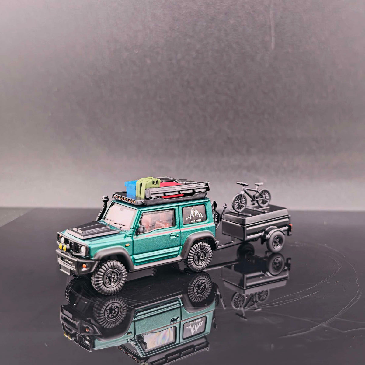 [Pre-order] Finework APAxpo Exclusive 1/64 Jimny with trailer