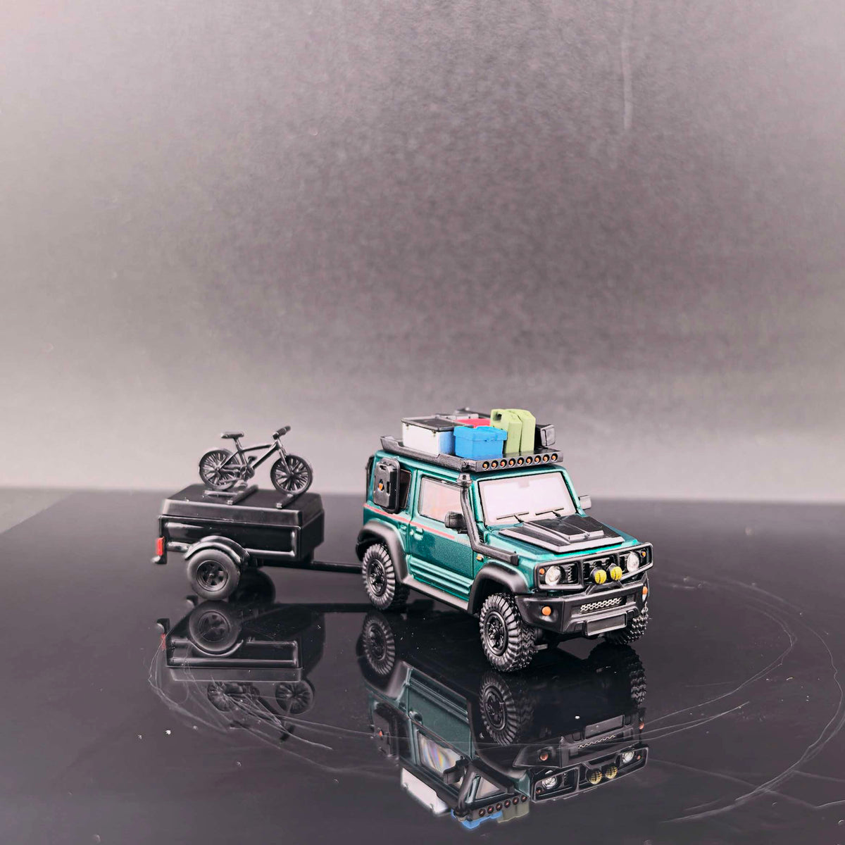 [Pre-order] Finework APAxpo Exclusive 1/64 Jimny with trailer