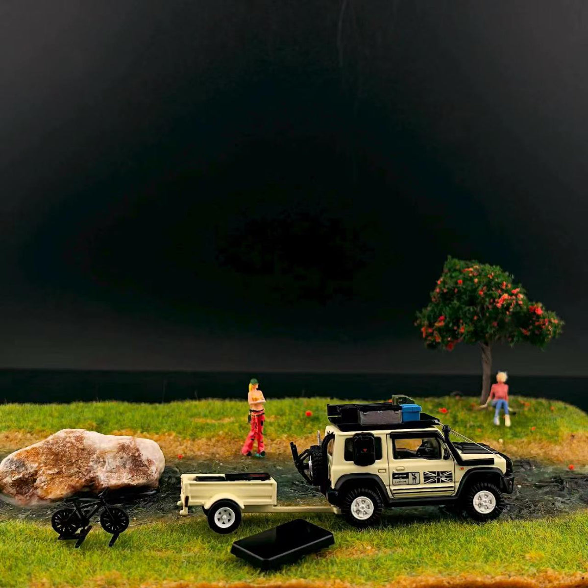 [Pre-order] Finework APAxpo Exclusive 1/64 Jimny with trailer