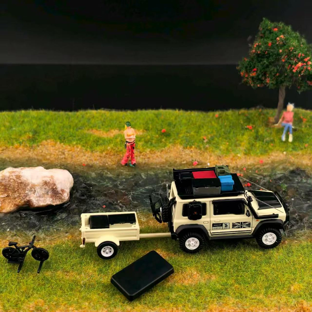 [Pre-order] Finework APAxpo Exclusive 1/64 Jimny with trailer